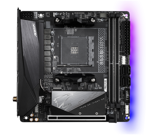 GIGABYTE Płyta główna Gigabyte B550I AORUS PRO AX B550I AORUS PRO AX B550I AORUS PRO AX              - 661059 - zdjęcie 3